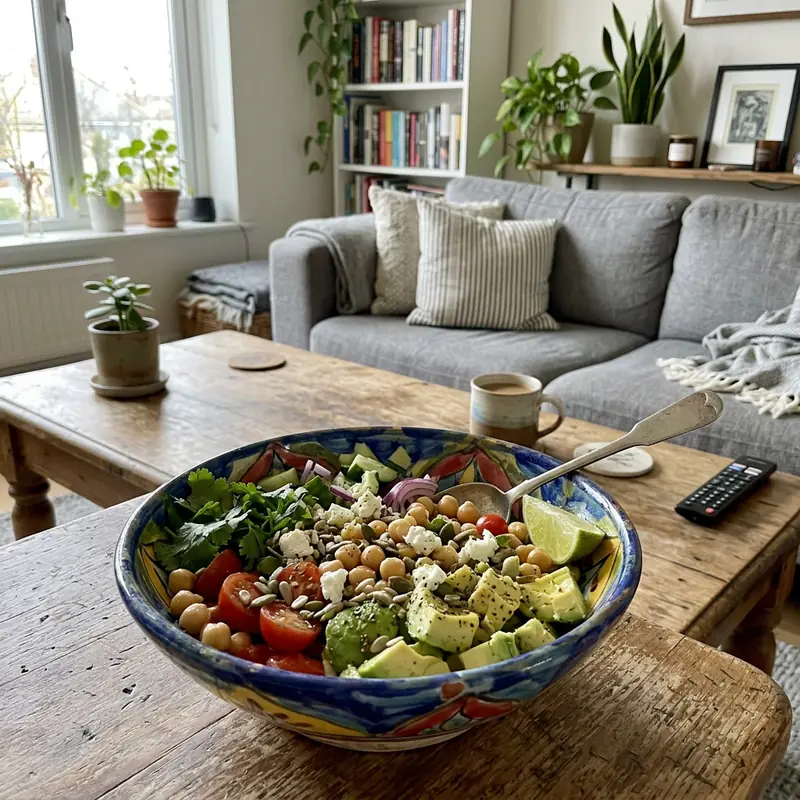 Insalata di ceci e avocado